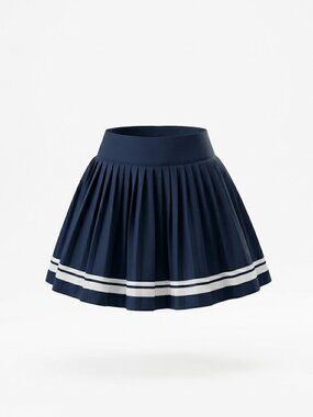 Sincerely Jules Active Navy Pleated Skort / Tennis Skirt with Pocket - Size S